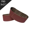 Lija de Banda 3x21'' (76x533mm) Grano 80