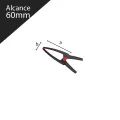 Pinza de sujeción CLIPPIX XCL, mordazas largas - BESSEY® 60mm