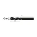 Broca Para Madera Helicoidal Klein 3.5mm Izquierda