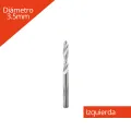 Broca Para Madera Helicoidal Klein 3.5mm Izquierda