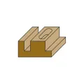 Fresa para madera Recta  diámetro 8mm