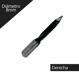 Imagen Broca para Madera Pasante 8x70mm derecha
