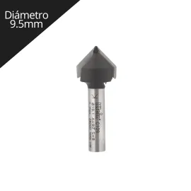 Imagen Fresa para madera en V diámetro 9.5mm