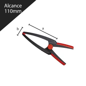 Imágen Pinza de sujeción CLIPPIX XCL, mordazas largas - BESSEY® 110mm