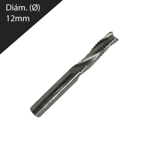 Imágen Fresa para madera Helicoidal desbaste diámetro 12mm