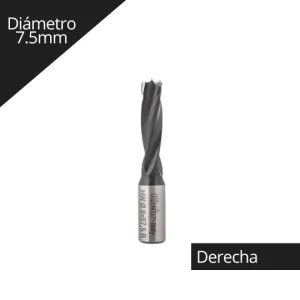 Imágen Broca para madera Plana/ Ciega 7.5 x 70mm derecha