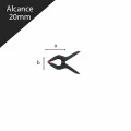 Pinza de sujeción CLIPPIX XC - BESSEY® 20mm