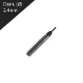 Fresa para madera Recta diámetro 2,4mm