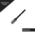 Broca para Madera Plana /Ciega 4x70mm derecha