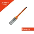Broca para Madera Pasante 5x70mm izquierda