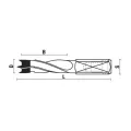 Broca para Madera Plana /Ciega 4x58mm izquierda