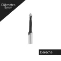 Broca para Madera Pasante 5x70mm derecha
