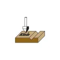 Fresa para madera en V diámetro 9.5mm