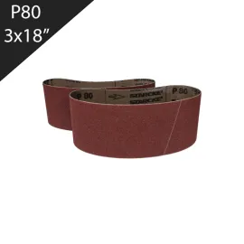 Imagen Lija de Banda 3x18'' (76x457mm) Grano 80