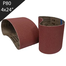 Imagen Lija de Banda 4x24'' (102x610mm) Grano 80