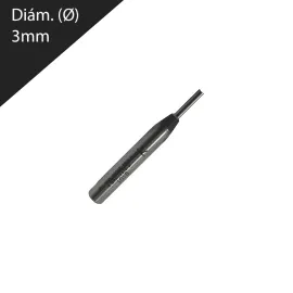 Imagen Fresa para madera Recta diámetro 3mm