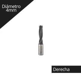Imagen Broca para Madera Plana /Ciega 4x58mm derecha