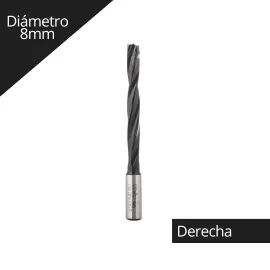 Imagen Broca para madera Plana /Ciega  8 x 105mm derecha