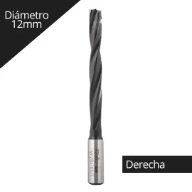 Imagen Broca para madera Plana /Ciega  12x105mm derecha