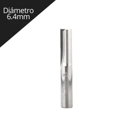Imagen Fresa para madera Recta  diámetro 6.4mm