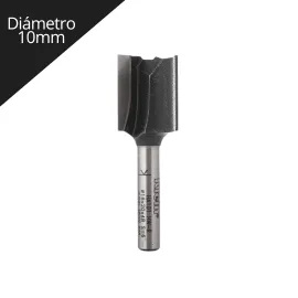 Imagen Fresa para madera Recta para Acanalar Z2 diámetro 10mm