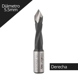 Imagen Broca Para Madera Pasante 5,5x70 Derecha