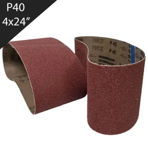 Imágen Lija de Banda 4x24'' (102x610mm) Grano 40