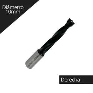 Imágen Broca para Madera Plana /Ciega 10x70mm derecha