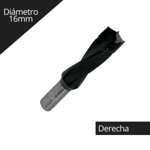Imágen Broca para Madera Plana/ Ciega 16x70mm derecha