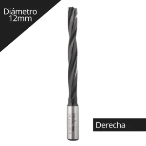 Imágen Broca para madera Plana /Ciega  12x105mm derecha