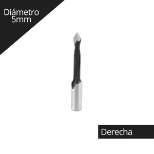 Imágen Broca para Madera Pasante 5x70mm derecha