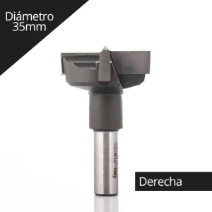 Imágen Broca Herraje Para madera 35mm Derecha