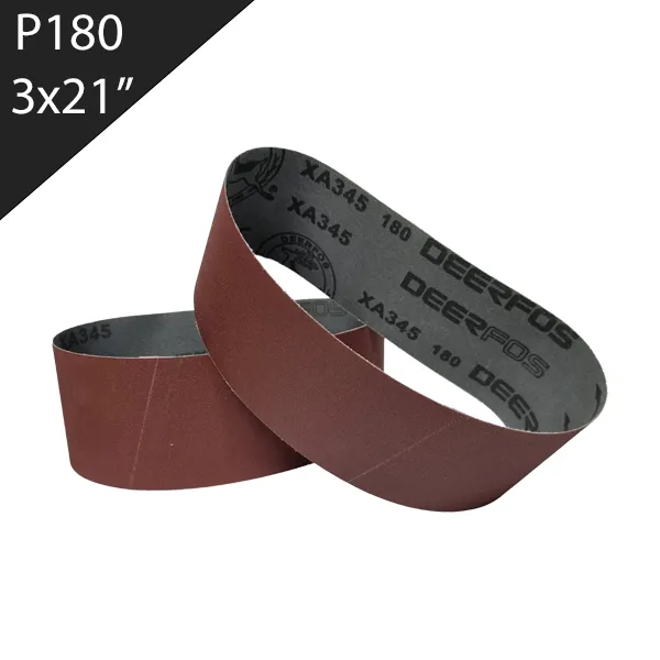 Banda de tela 3x21'' (76x533mm) Grano 180