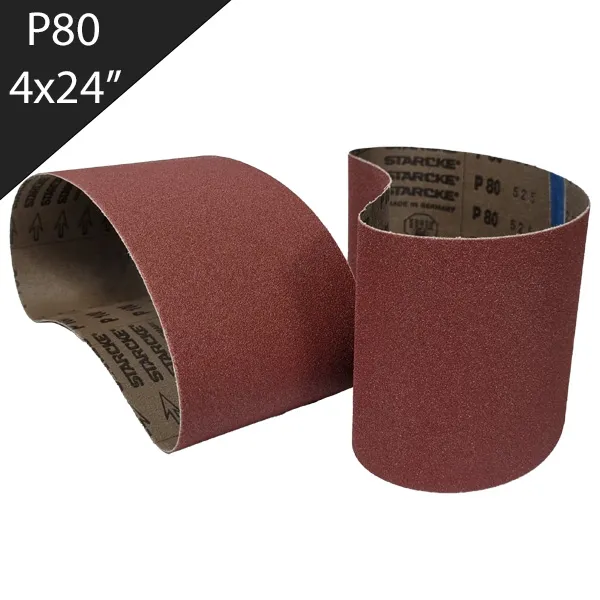 Lija de Banda 4x24'' (102x610mm) Grano 80