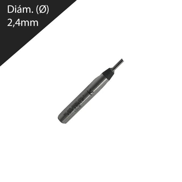 Fresa para madera Recta diámetro 2,4mm