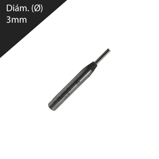 Fresa para madera Recta diámetro 3mm