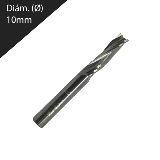 Fresa para madera Helicoidal terminación diámetro 10mm