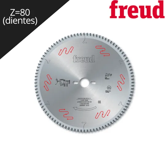 Sierra trapecio plano Negativo Diám. 250mm Freud