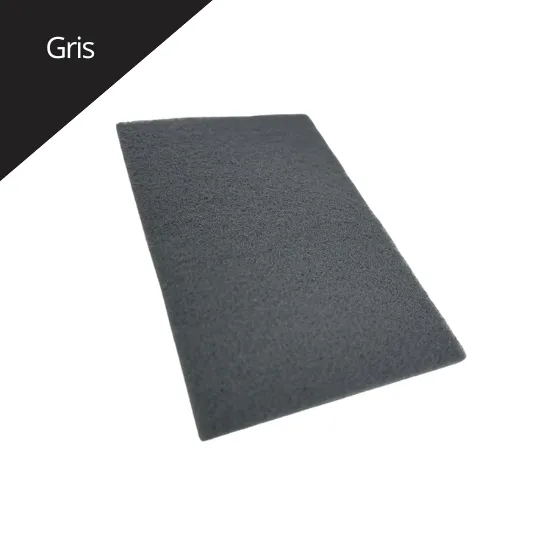 Esponja de fibra Abrasiva Gris