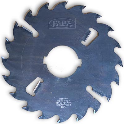 Sierra Recta GM Diámetro 300mm 20 Dientes + 4 Rasantes 