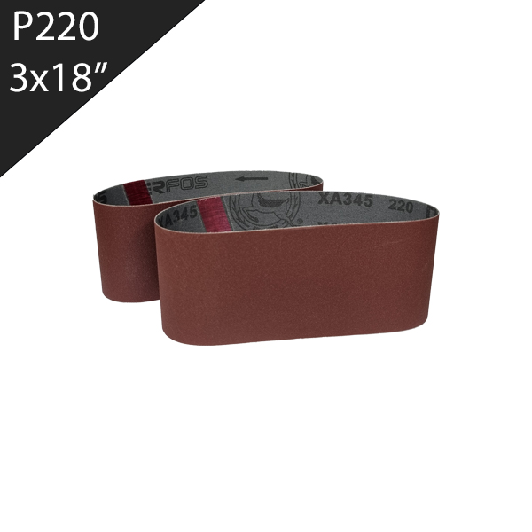 Lija de Banda 3x18'' (76x457mm) Grano 220