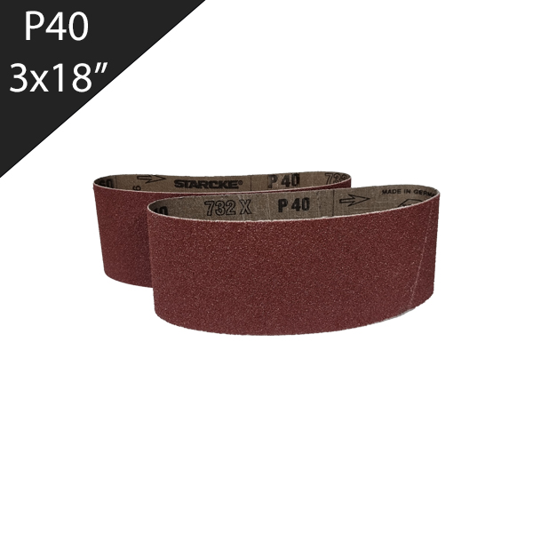 Imagen Lija de Banda 3x18'' (76x457mm) Grano 40