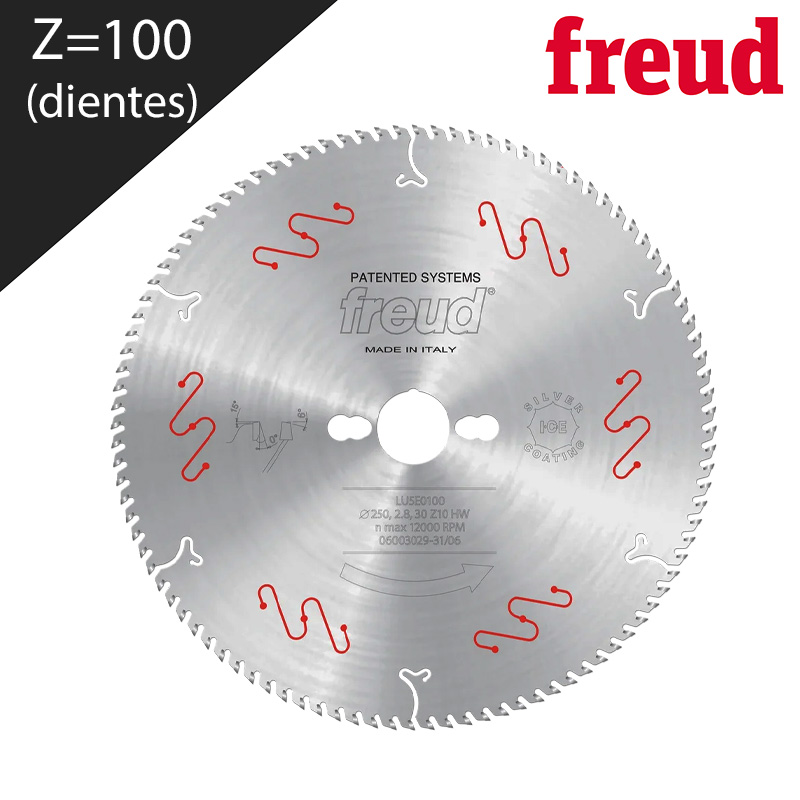 Imagen Sierra trapecio plano Aluminio Diám. 250mm