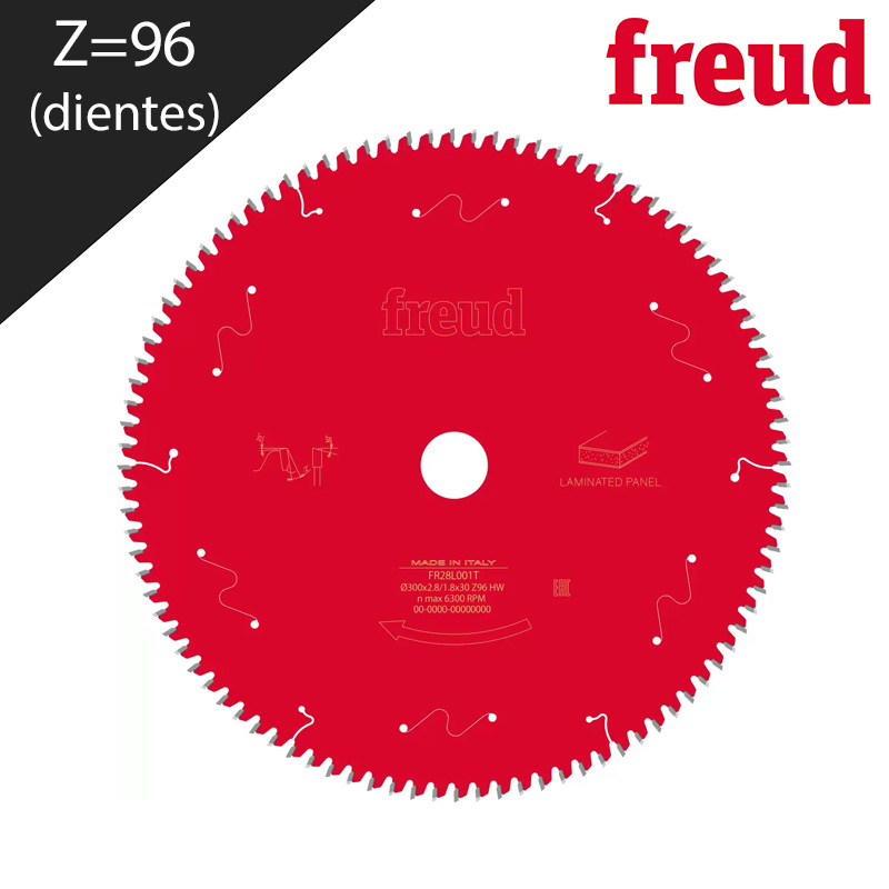 Imagen Disco Sierra 12 pulgadas (300mm) 96 Dientes Alt Neg.