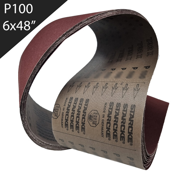 Imagen Lija de Banda 6x48'' (150x1220mm) Grano 100
