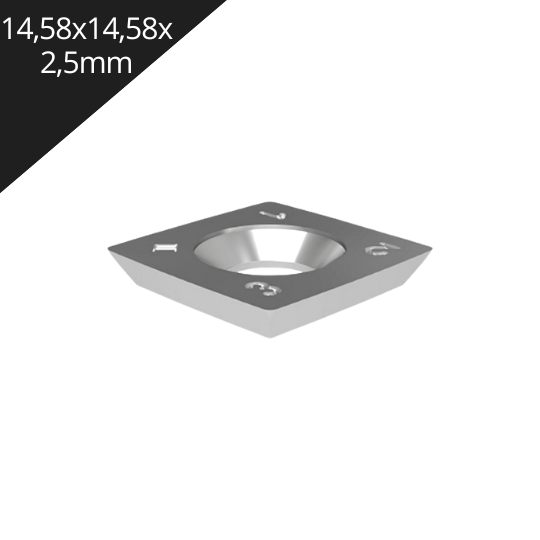 Imagen Cuchillo Intercambiable 14,58x14,58x2,5mm