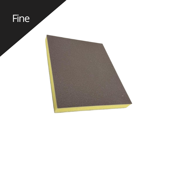 Imagen Lija Esponja Doble Faz Fine Amarilla