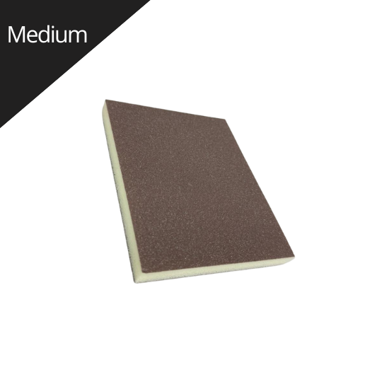 Imagen Lija Esponja Doble Faz Medium Blanca